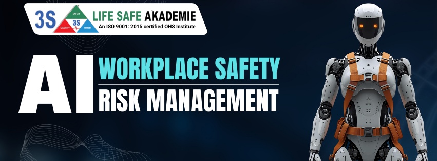 Robot wearing safety harness